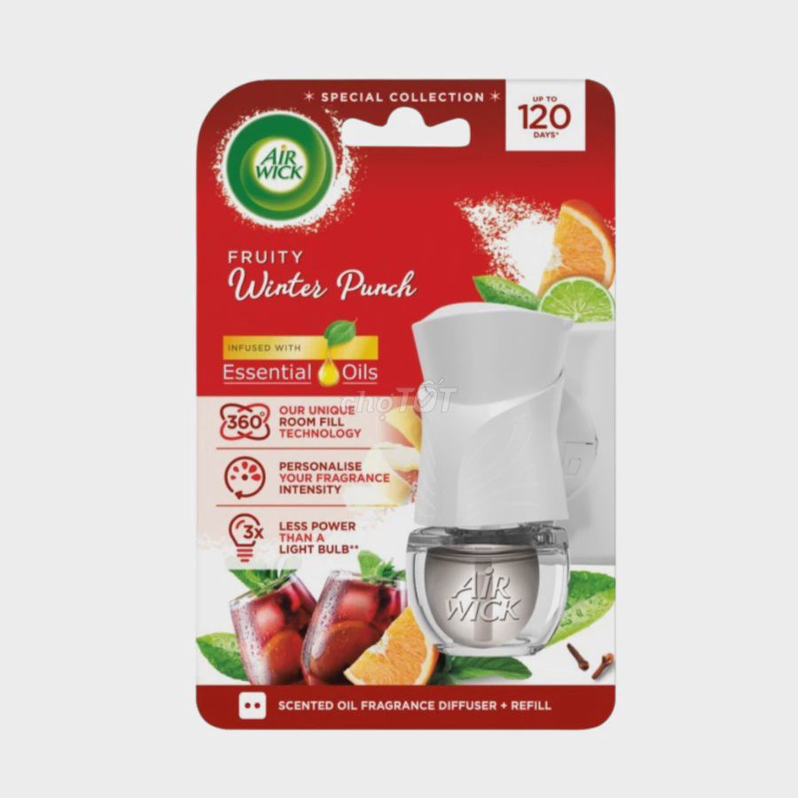 Bộ cắm tinh dầu Air Wick Vang Nóng Hoa Quả 19ml. Mua bán Thiết bị vệ sinh, nhà tắm tại Huyện Bình Chánh Tp Hồ Chí Minh được đăng bởi Ngọc Trâm hình 1