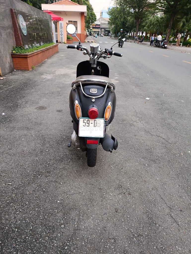 Скутер Crea 50cc 2024, черный светодиод