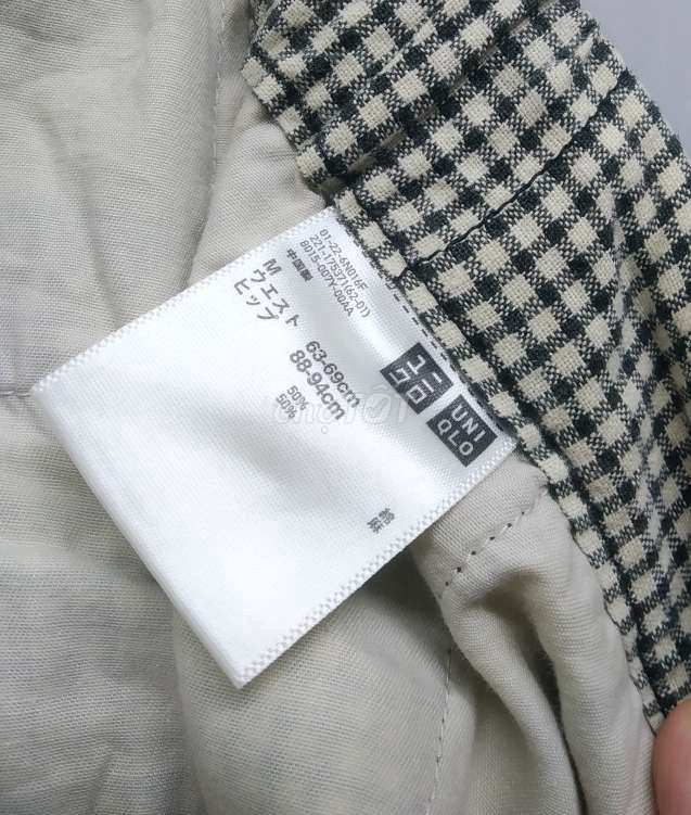 Quần EZ Uniqlo linen-cotton