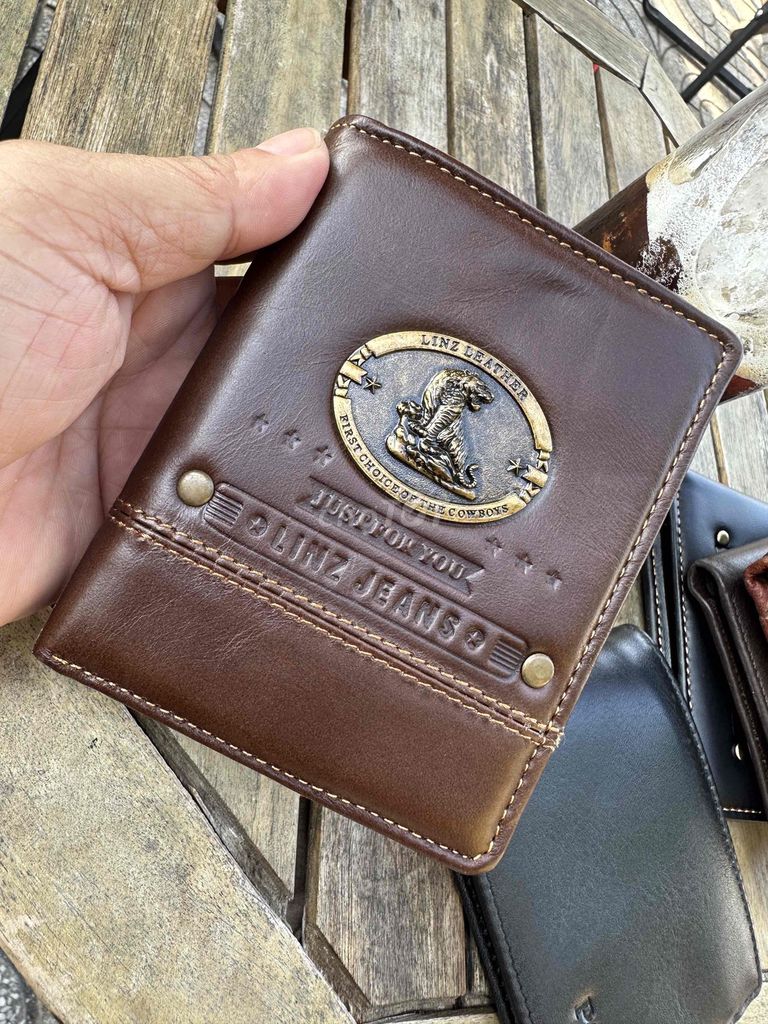 Ví da Linz Leather Da Nâu Nam. Mua bán Túi xách tại Thành phố Cà Mau Cà Mau được đăng bởi Shop Đồ Da Thật hình 1