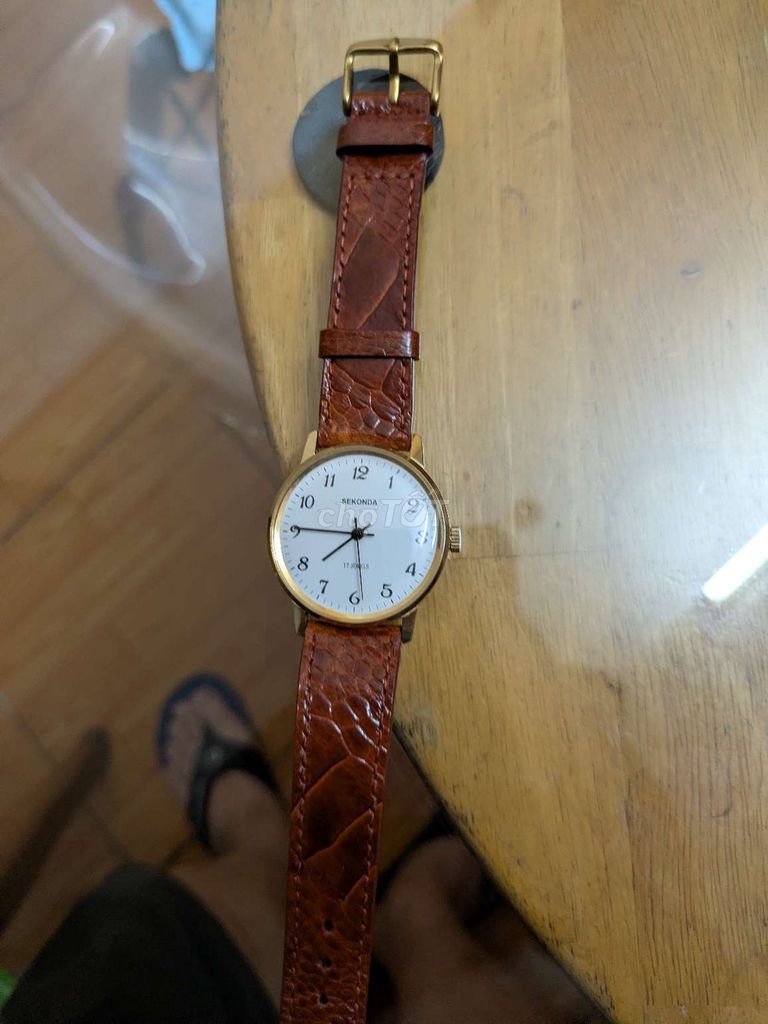 Đồng hồ Sekonda Dây da Thép Vàng Nâu. Mua bán Đồng hồ tại Quận Bình Tân Tp Hồ Chí Minh được đăng bởi Lê quang cassette cổ hình 1