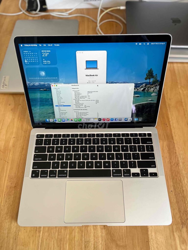 Apple MacBook Air M1 16GB/256GB Bạc. Mua bán Laptop tại Quận Sơn Trà Đà Nẵng được đăng bởi BƠ BƯ Macbook Cũ hình 1