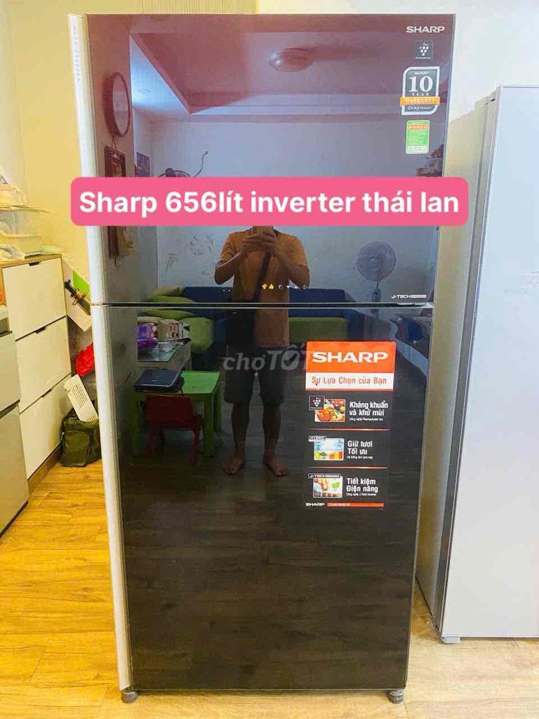 Tủ Lạnh Sharp inverter 656lít thái lan