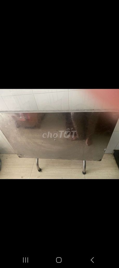 Bàn ăn Inox Bạc 50x80cm. Mua bán Bàn ghế tại Quận Bình Tân Tp Hồ Chí Minh được đăng bởi Xu hình 1