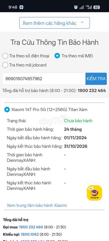 Xiaomi 14T Pro-12/256Gb-Chính hãng-Zin đẹp. Mua bán Điện thoại tại Thành phố Thủ Đức Tp Hồ Chí Minh được đăng bởi Lê Nhật hình 1