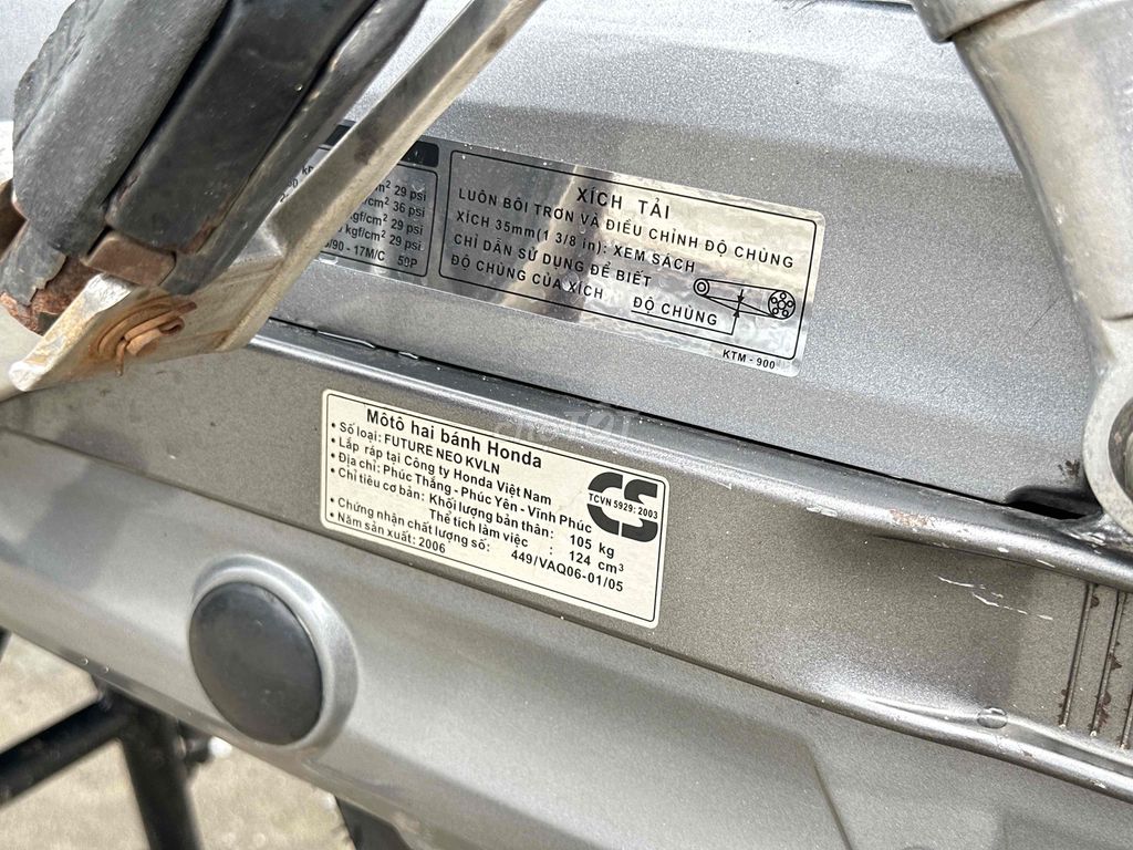 ❌ Honda Future Neo XC 2006 Sườn Xám Máy Zin ❤️❤️. Mua bán Xe máy tại Huyện Châu Thành Sóc Trăng được đăng bởi Dịch Vụ Cầm Xe Đức Lan  hình 7