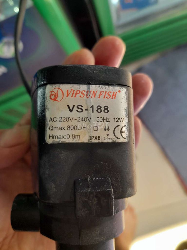 Máy bơm hồ cá Vipsun Fish VS-188. Mua bán Phụ kiện, Thức ăn, Dịch vụ tại Quận Bình Tân Tp Hồ Chí Minh được đăng bởi GIA HƯNG hình 1