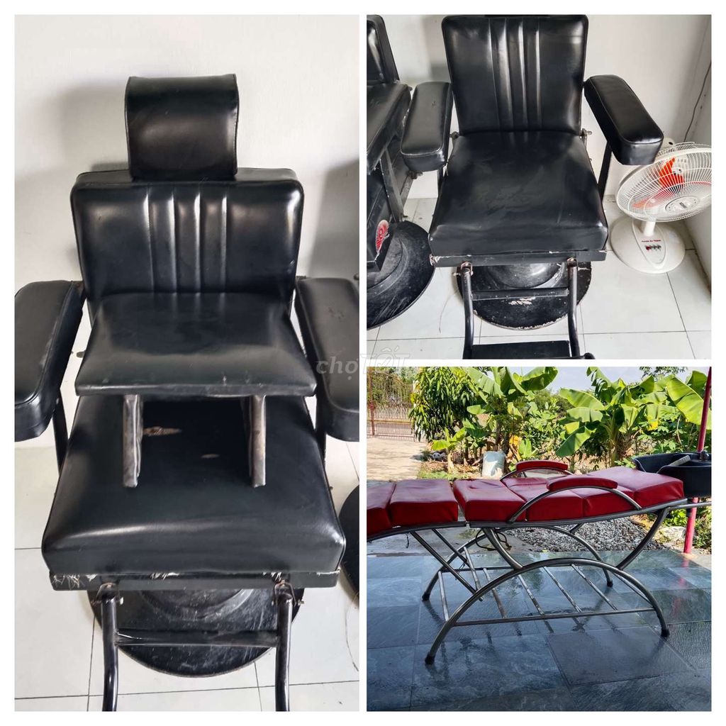 Combo 2 ghế cắt tóc (2 độn) + ghế gội. Mua bán Nội thất, đồ gia dụng khác tại Huyện Châu Thành Tây Ninh được đăng bởi Đức Tiệp hình 1