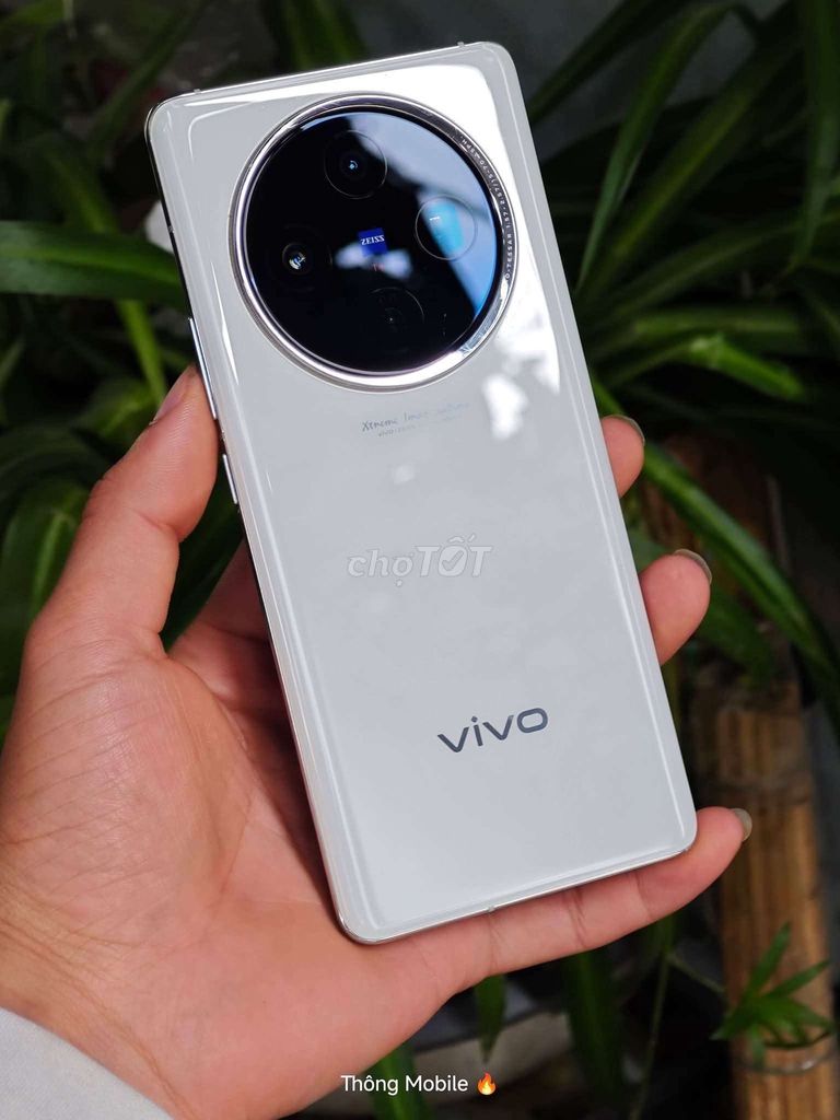 Vivo X100 256GB Trắng 99%. Mua bán Điện thoại tại Thành phố Long Xuyên An Giang được đăng bởi Thông mobile hình 1