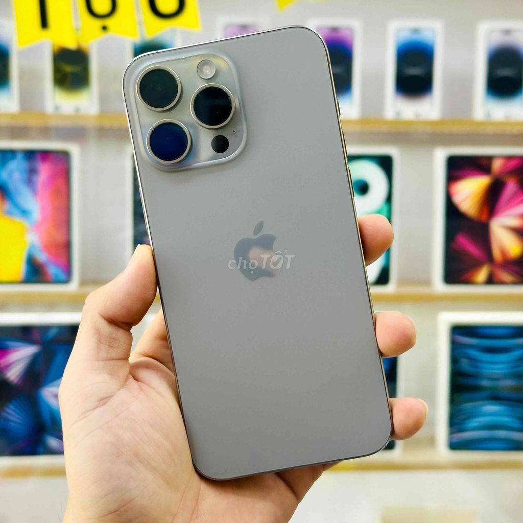 🍎15 PROMAX TỰ NHIÊN 256GB QTẾ LL/A MỸ ZIN ĐẸP P84%. Mua bán Điện thoại tại Quận Bình Thuỷ Cần Thơ được đăng bởi Nghĩa Trần Mobile hình 1