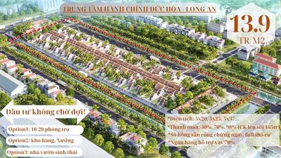 Đất nền Eco Riverside Phúc Hòa Full thổ cư gần trung tâm TT Đức Hòa. Mua bán đất tại Huyện Đức Hòa Long An được đăng bởi Nguyễn Thị Thu Hiền