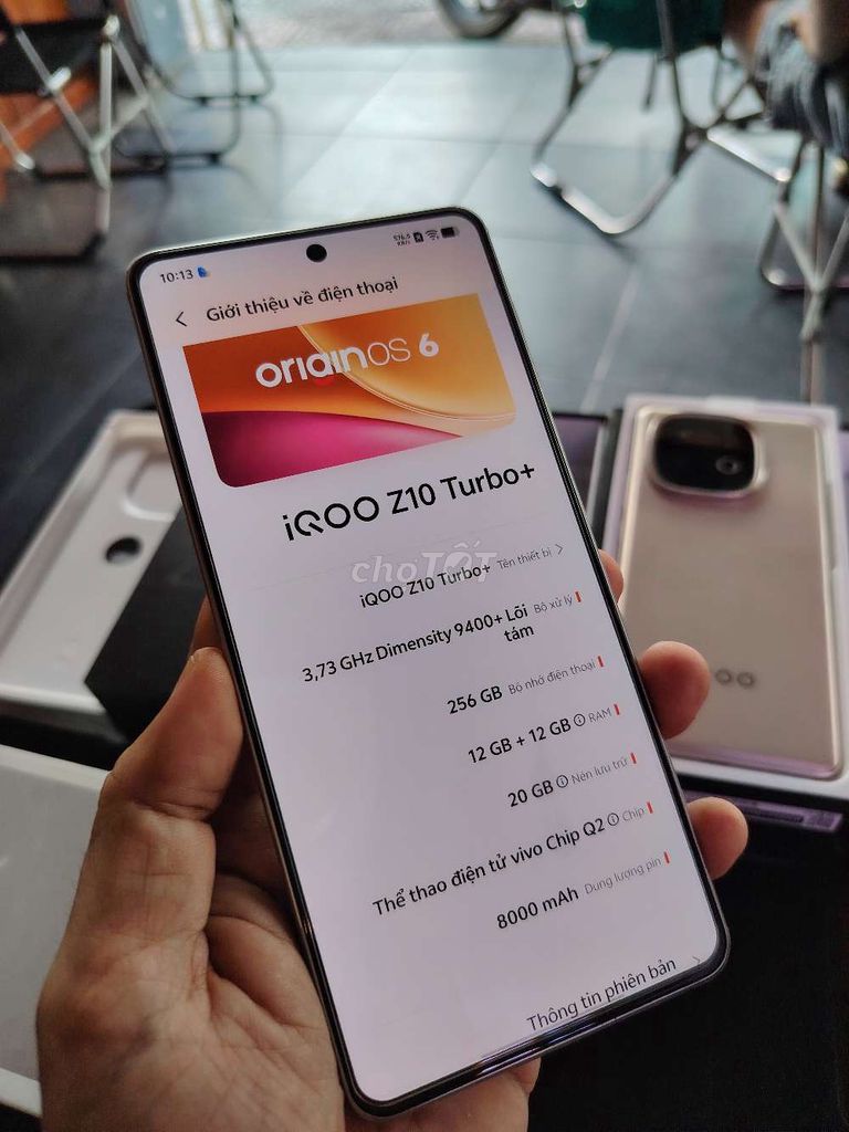 Vivo iQOO Z10 Turbo Plus Fullbox đẹp keng. Mua bán Điện thoại tại Thành phố Thủ Đức Tp Hồ Chí Minh được đăng bởi LuckyNK hình 1