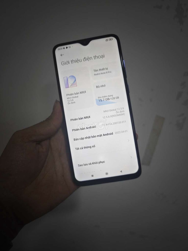 Em cần bán e redmi note 8 pro bản 6/128g ạ