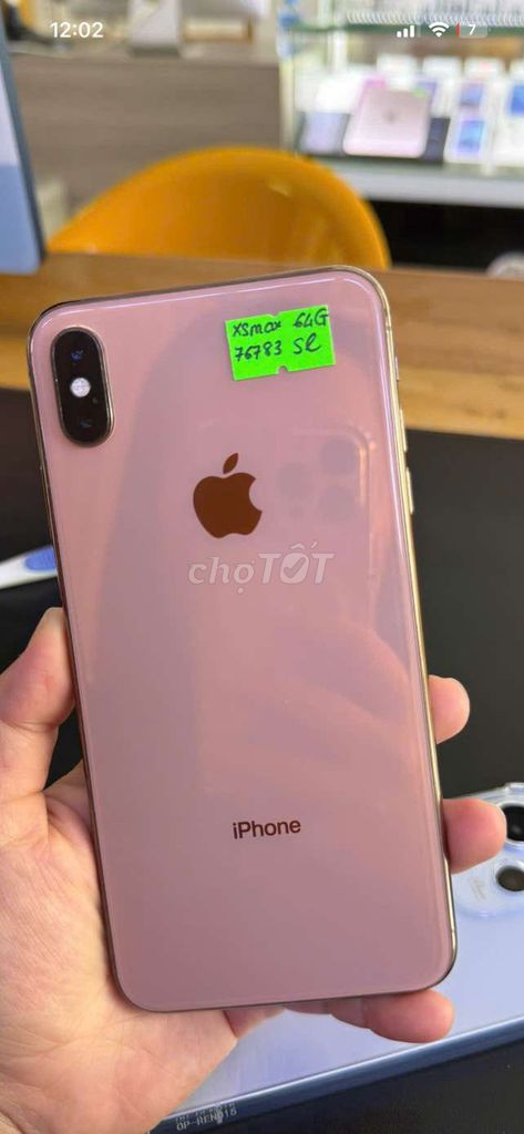 Apple iPhone Xs Max 64GB Hồng Đã thay pin. Mua bán Điện thoại tại Thị xã Tân Uyên Bình Dương được đăng bởi Akc Góp Nợ Xấu Tân Uyên hình 1