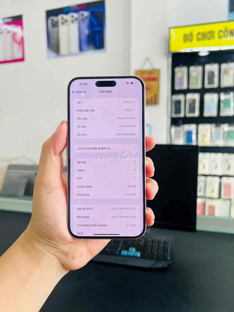 Iphone 15 Plus quốc tế mã VN/A 128Gb đẹp 99%. Mua bán Điện thoại tại Quận Gò Vấp Tp Hồ Chí Minh được đăng bởi Tony Mobile hình 2