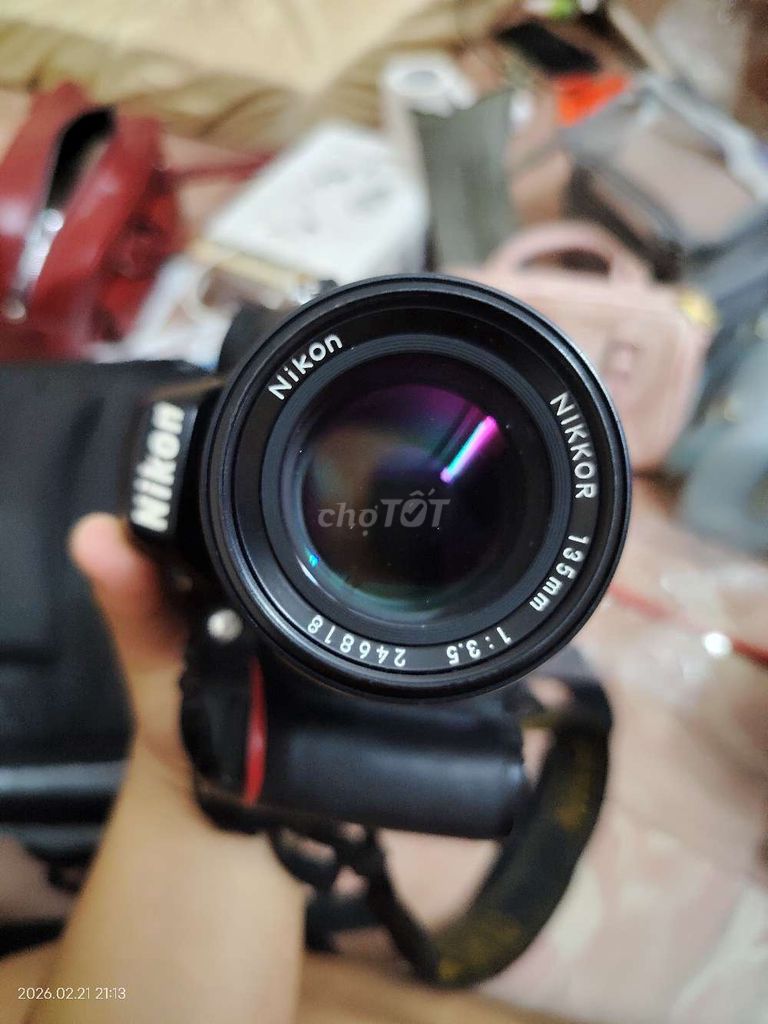 Ống kính Nikon Nikkor 135 f3.5 AI. Mua bán Máy ảnh, Máy quay tại Quận Gò Vấp Tp Hồ Chí Minh được đăng bởi ni omnddn hình 1