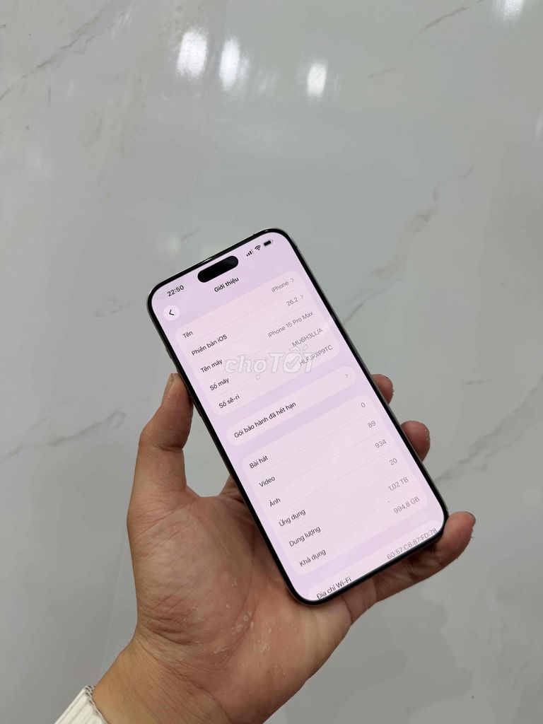 Apple iPhone 15 Pro Max 1TB Xám Đã sử dụng. Mua bán Điện thoại tại Quận Ngũ Hành Sơn Đà Nẵng được đăng bởi Nghĩa  hình 1