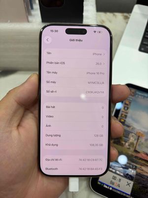 Apple iPhone 16 Pro 128GB Sa mạc Mỹ