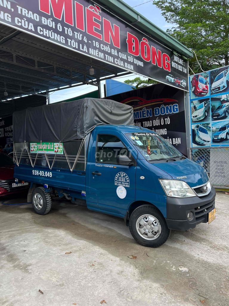 bán thaco towner 950kg sx 2022 thùng kèo bạt. Mua bán Xe tải, xe ben tại Thị xã Tân Uyên Bình Dương được đăng bởi Phuoc Thanh hình 1
