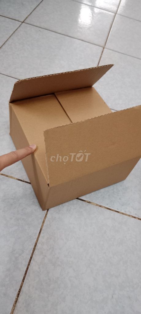 50 Hộp carton 20x20x10 cm mới chưa dùng