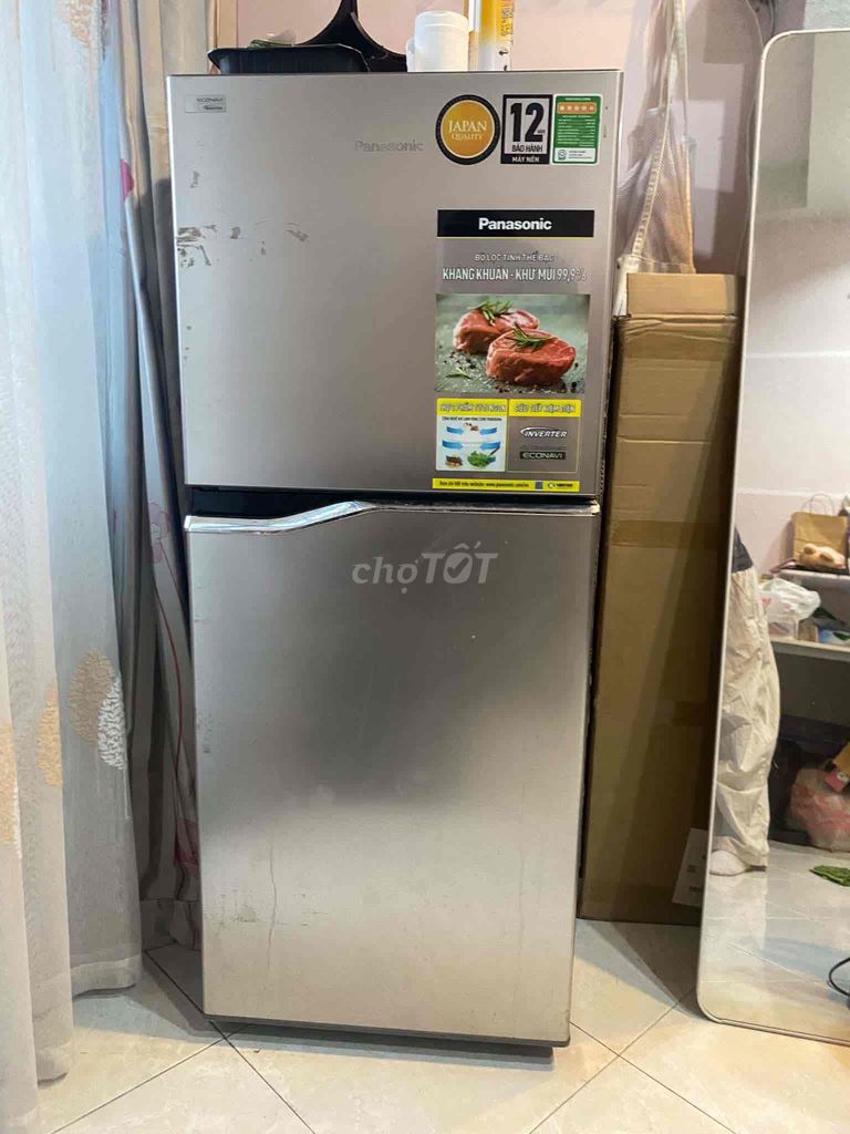 Tủ lạnh Panasonic Inverter Kháng khuẩn Bạc. Mua bán Tủ lạnh tại Quận 10 Tp Hồ Chí Minh được đăng bởi Lê Nhi hình 1