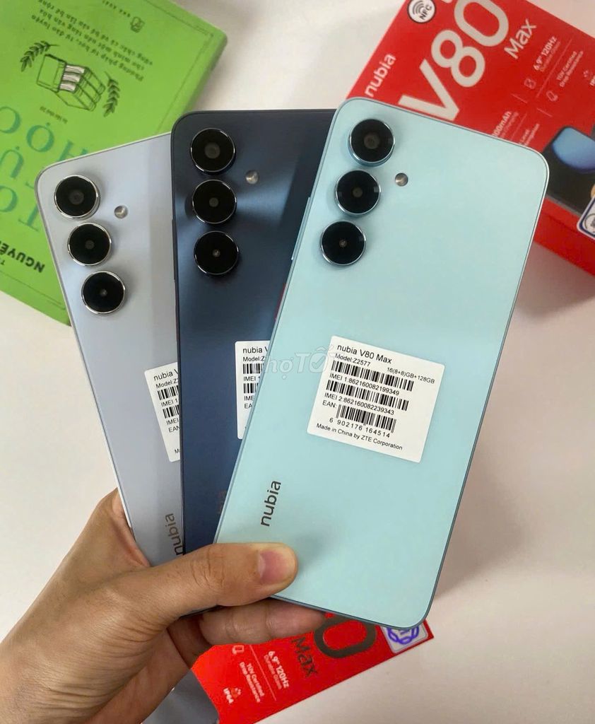 ĐIỆN THOẠI NUBIA V80 MAX FULLBOX NGUYÊN SEAL. Mua bán Điện thoại tại Quận Gò Vấp Tp Hồ Chí Minh được đăng bởi T MOBILE 2010 hình 1