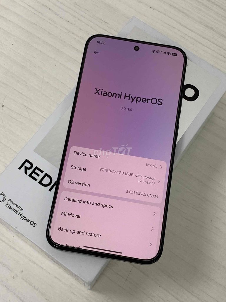 Xiaomi Redmi Turbo 4 Pro 256GB Đen Ram 16G. Mua bán Điện thoại tại Thành phố Bến Tre Bến Tre được đăng bởi Thanh Nhân hình 1