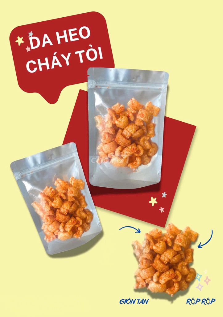 Da heo cháy tỏi 100g. Mua bán Đồ ăn, thực phẩm và các loại khác tại Thành phố Thủ Đức Tp Hồ Chí Minh được đăng bởi Nguyễn Thị Chói hình 1