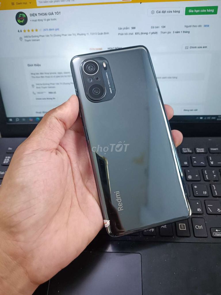 REDMI K40 8GB.128GB PIN 4500 SNAP 870 ZIN FULL CN. Mua bán Điện thoại tại Quận Bình Thạnh Tp Hồ Chí Minh được đăng bởi Dân Mobile hình 1