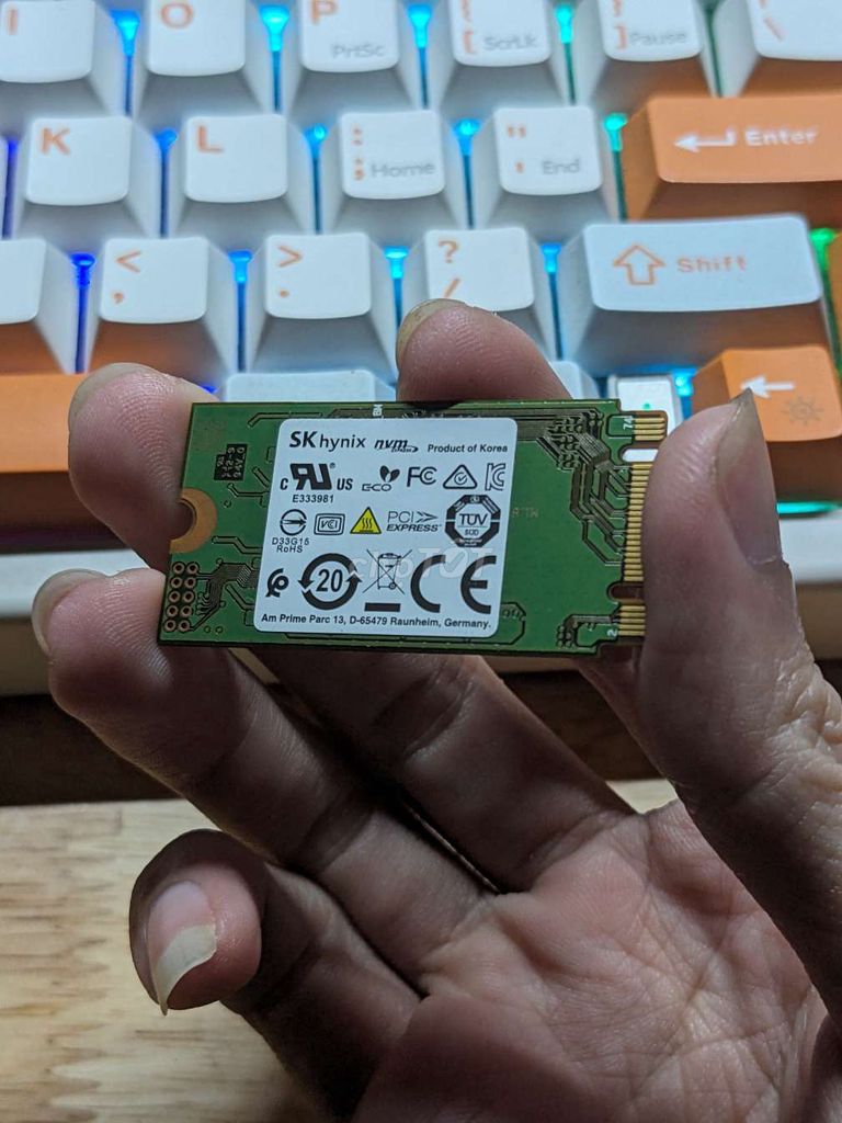 SSD NVME 256gb