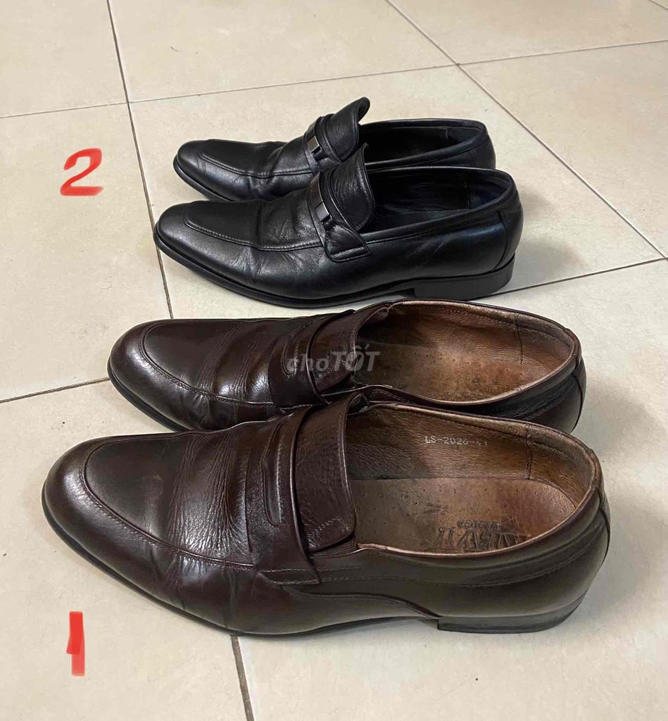 Giày da hiệu cao cấp , size 41 và 39