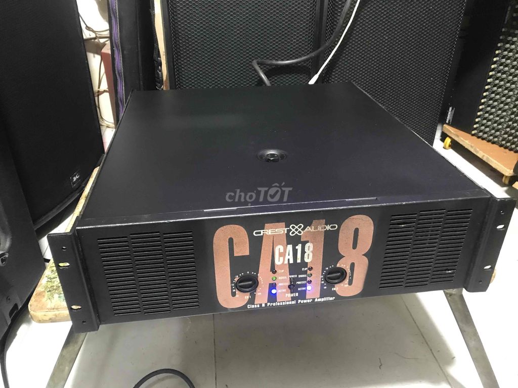 Main(cục đẩy) CREST AUDIO model:CA-18 made in USA