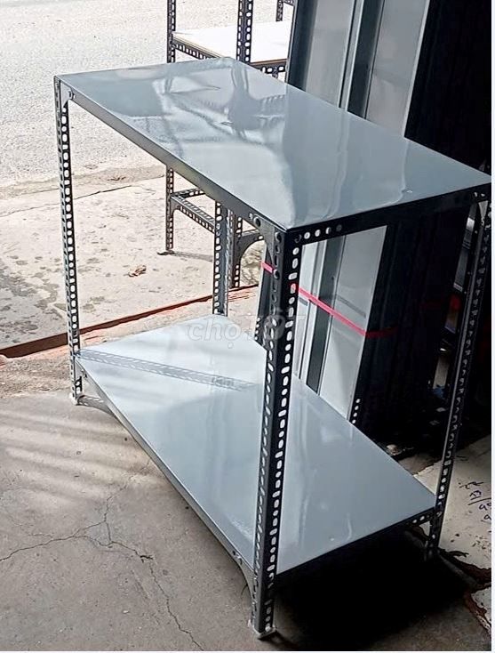 Kệ bếp gas đôi 2 tầng mâm tôn 50x100. Cao 80cm. Mua bán Tủ, kệ gia đình tại Quận Bình Tân Tp Hồ Chí Minh được đăng bởi Kệ Thép V Lỗ Đa Năng hình 1