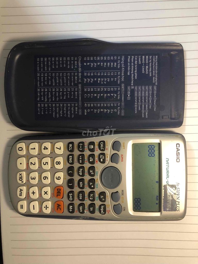 Máy tính khoa học Casio fx-570VN PLUS Xám. Mua bán Đồ dùng văn phòng tại Quận 6 Tp Hồ Chí Minh được đăng bởi Khanh An hình 1
