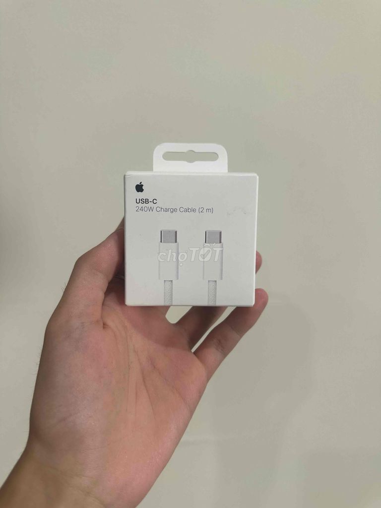 Dây sạc Apple USB-C 240W Trắng 2m. Mua bán Phụ kiện (Màn hình, Chuột...) tại Quận Thanh Xuân Hà Nội được đăng bởi Hoàng Long hình 1