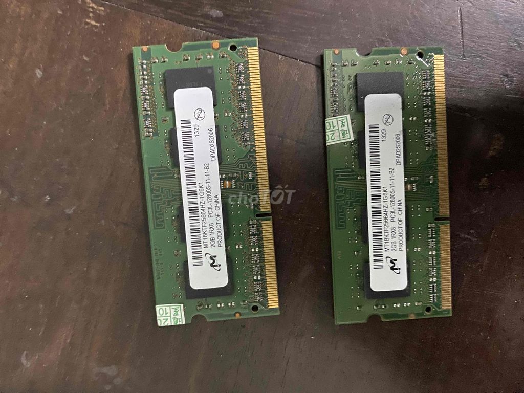 RAM Micron PC3L-12800S 2GB. Mua bán Linh kiện (RAM, Card...) tại Huyện Thường Tín Hà Nội được đăng bởi Công Nguyễn Thế hình 1