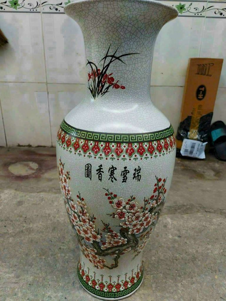 bình tàu xưa cao 62cm