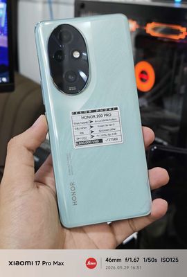 Honor 200 Pro 256GB Fullbox Sạc 9 lần