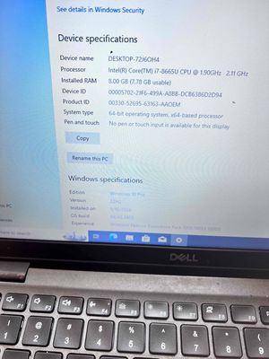 Dell Latitude 5300 i7 Gen 8 13.3 inch 8GB Like New