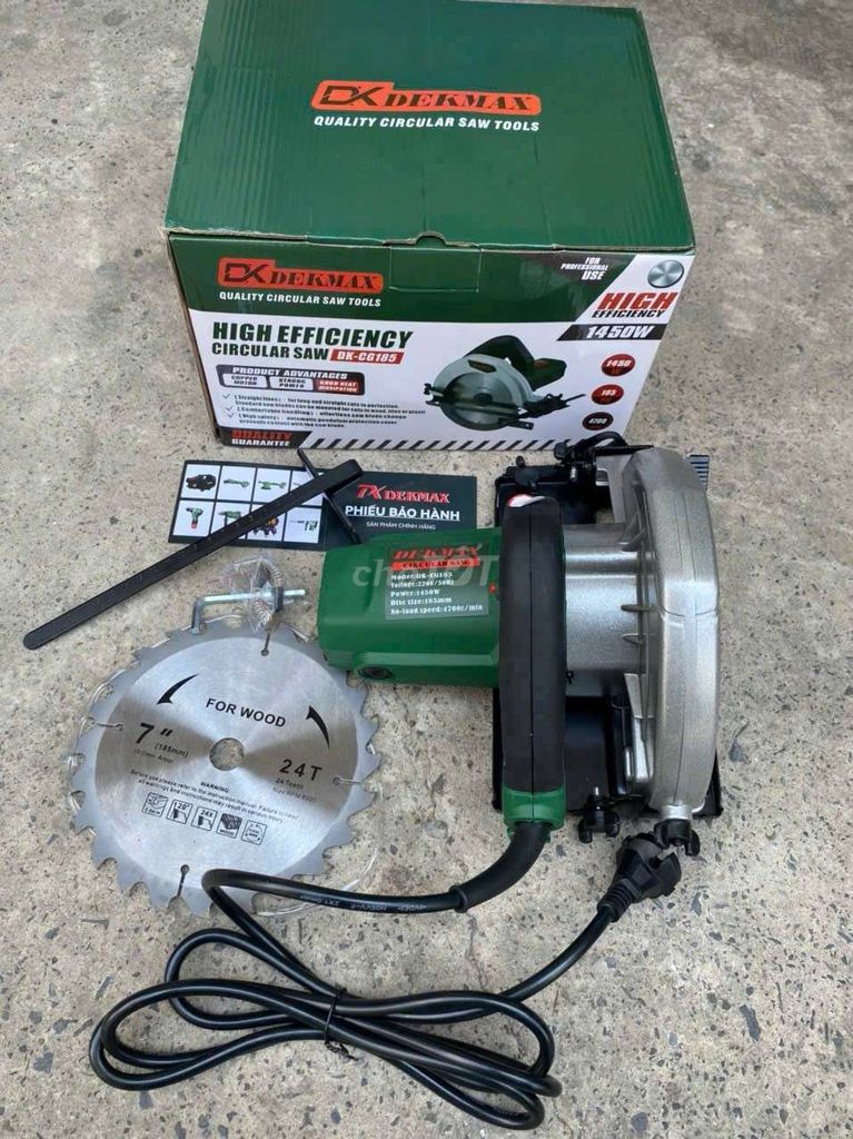 Máy cưa đĩa DEKMAX DK-CG185. Mua bán Đồ chuyên dụng, Giống nuôi trồng tại Quận Thanh Khê Đà Nẵng được đăng bởi cửa hàng MÁY MÓC ONLINE 329 Nguyễn Lương Bằng Đà Nẵng hình 1