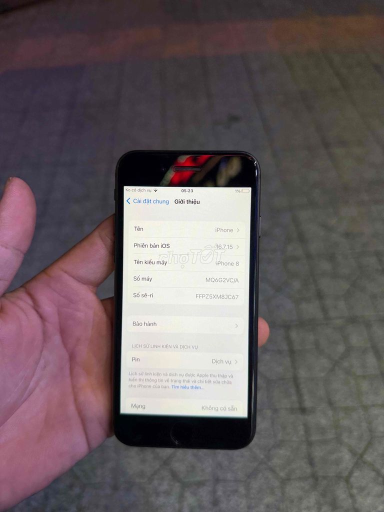 iPhone 8G 64GB Đen. Mua bán Điện thoại tại Thành phố Bến Tre Bến Tre được đăng bởi Thiện HD SAISON hình 1