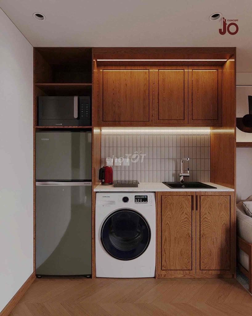 🏡 МОЯ НЕМЕЦКАЯ КВАРТИРА, 2 СПАЛЬНИ, 1 WC_Площадь 53 м2_Справа, Кау Тхи Нге
