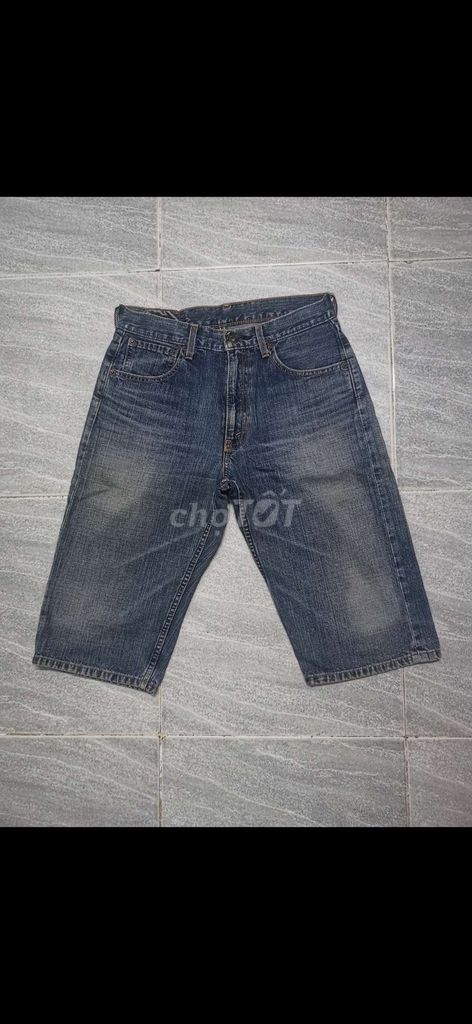 Quần short jeans Levis 503 Vin90s Xanh Đậm size 30. Mua bán Quần áo tại Quận Gò Vấp Tp Hồ Chí Minh được đăng bởi LogiaShop2hands hình 1