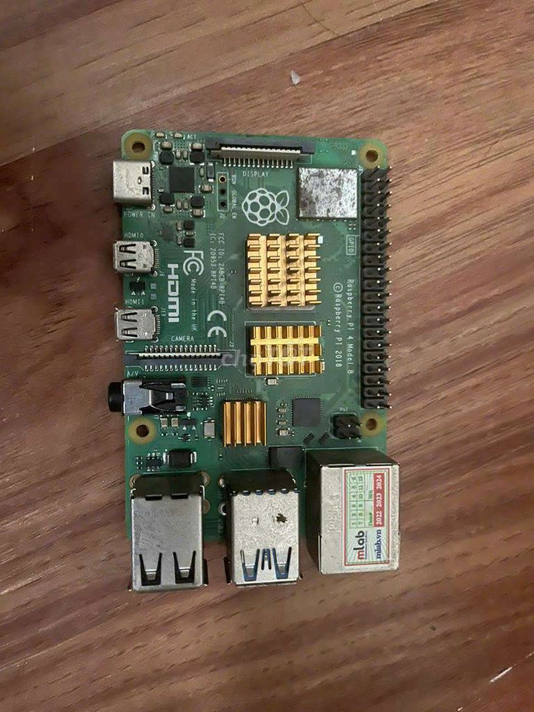 Raspberry Pi 4 Model B 4GB 3.5 inch Đã sử dụng. Mua bán Linh kiện (RAM, Card...) tại Quận Bình Tân Tp Hồ Chí Minh được đăng bởi Long hình 1