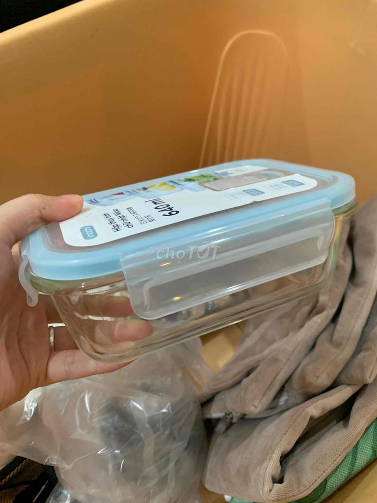 Hộp đựng thực phẩm Inochi Thủy tinh 640ml. Mua bán Dụng cụ nhà bếp tại Quận Ba Đình Hà Nội được đăng bởi Windy Vu hình 1