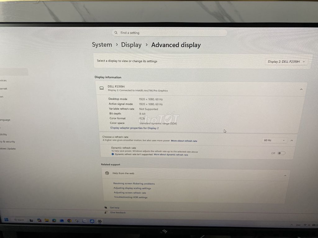 Màn hình Dell P2319H 23 inch Đen. Mua bán Phụ kiện (Màn hình, Chuột...) tại Thành phố Thủ Đức Tp Hồ Chí Minh được đăng bởi jack black hình 1