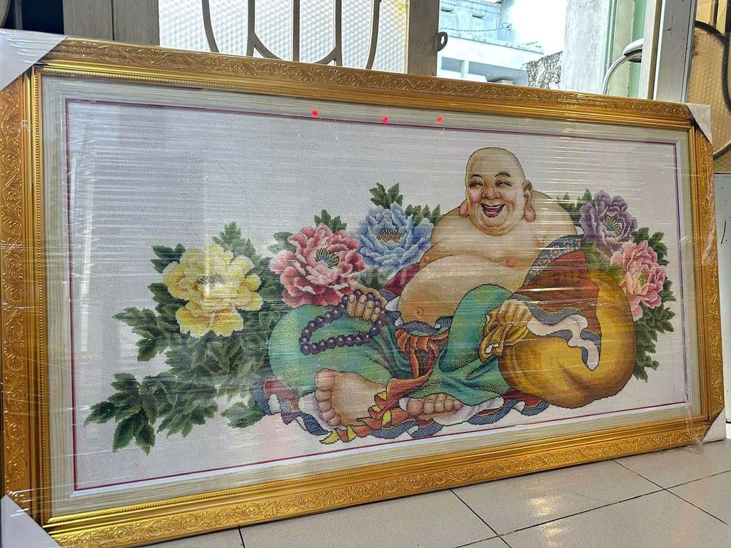Tranh thêu Phật Di Lặc. Mua bán Đồ sưu tầm, đồ cổ tại Quận 10 Tp Hồ Chí Minh được đăng bởi Tên chưa cung cấp hình 1
