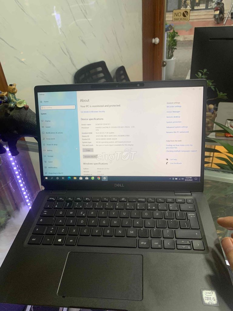 laptop dell latitude 7310 i5 gen 10 ram 16g ổ 256g