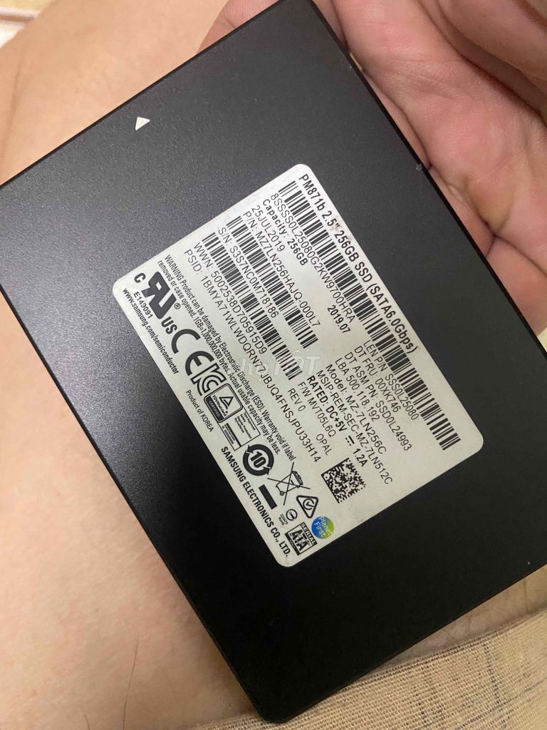 SSD 2.5in Samsung 256G hàng usa zin all Win 10