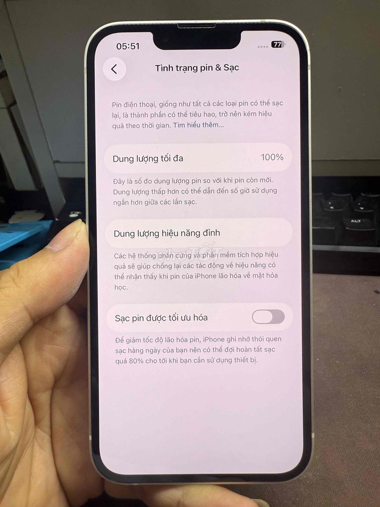 Apple iPhone 13 128GB Trắng. Mua bán Điện thoại tại Quận 6 Tp Hồ Chí Minh được đăng bởi lôi thanh lộc hình 1